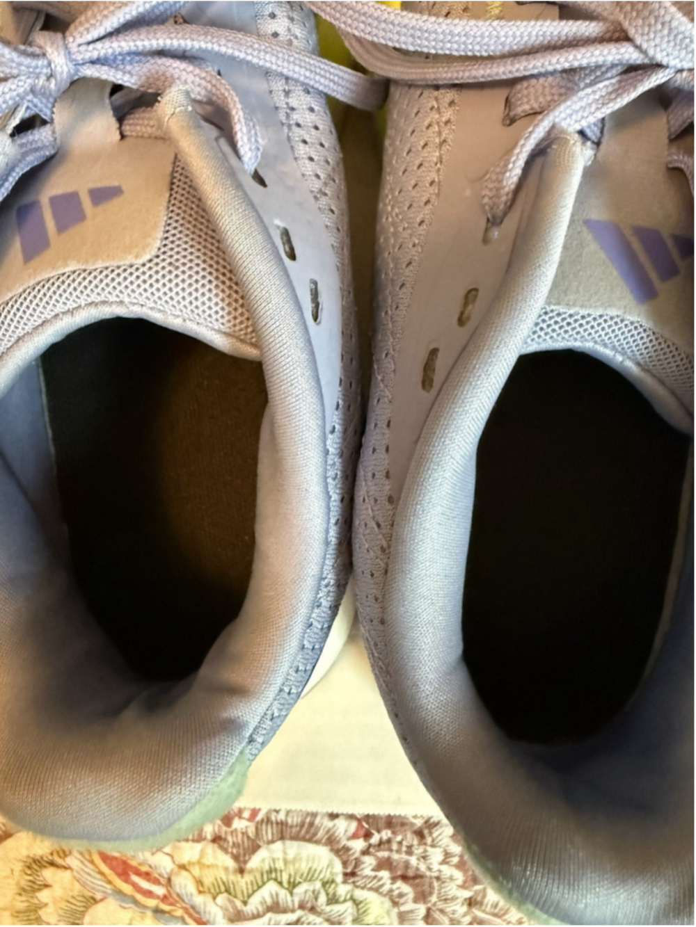 Adidas Women’s Running Shoes Sz 7.5 Periwinkle Color - Picture 6 of 6